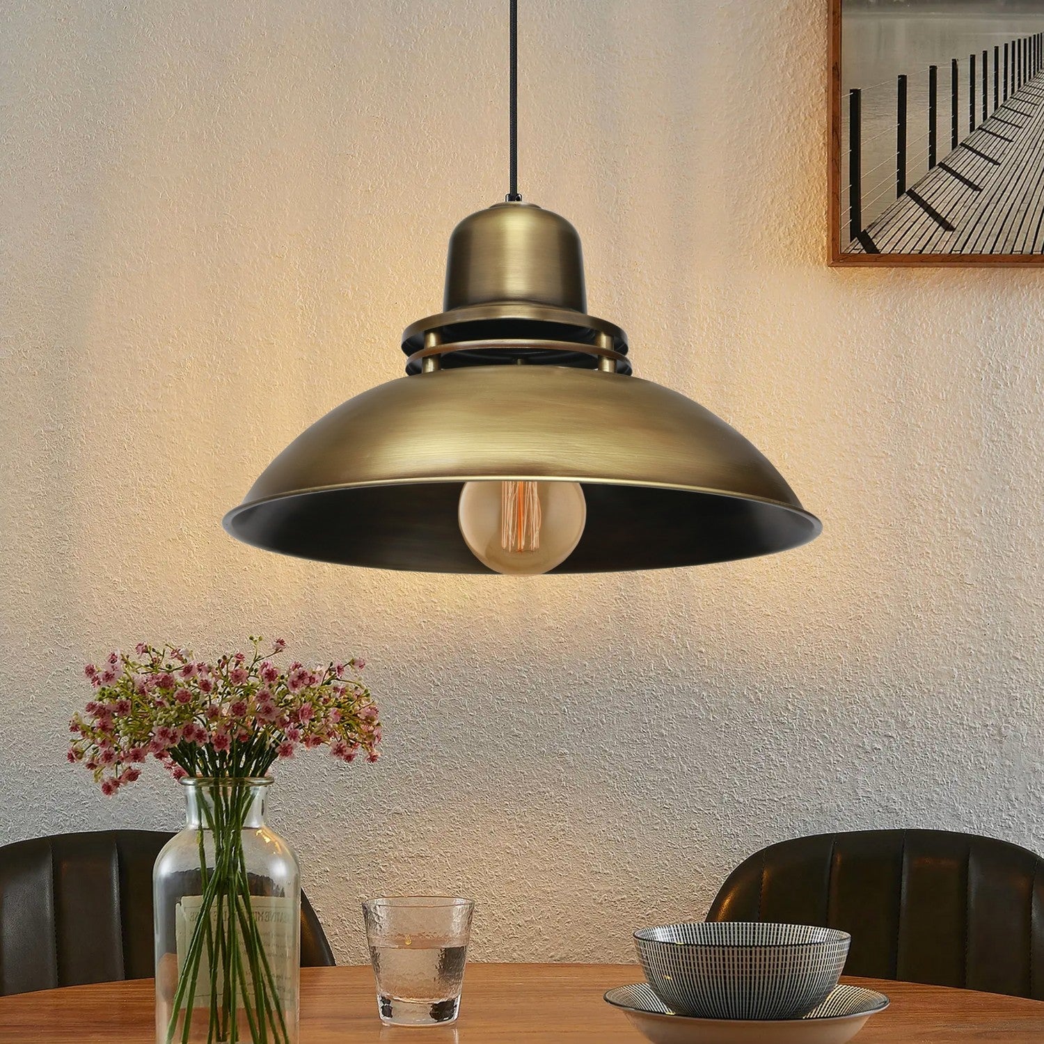 Candeeiro de Teto – 120 cm – Antiquado – Metal