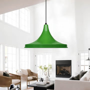 Candeeiro de Teto – 30 cm – Verde – Metálico
