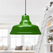 Candeeiro de Teto – 120 cm – Verde – Metal