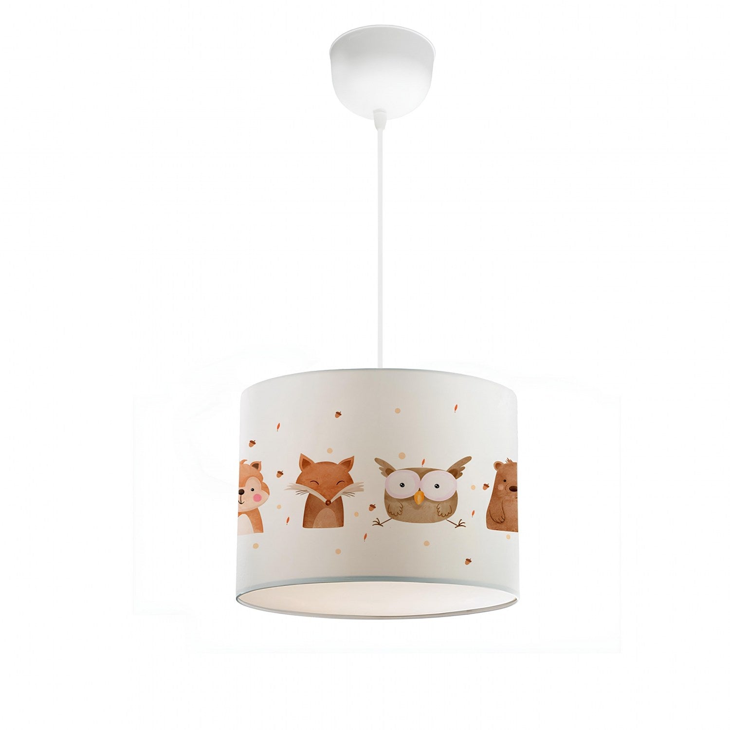 Candeeiro de Teto – 70 cm – Multicolorido – Tecido