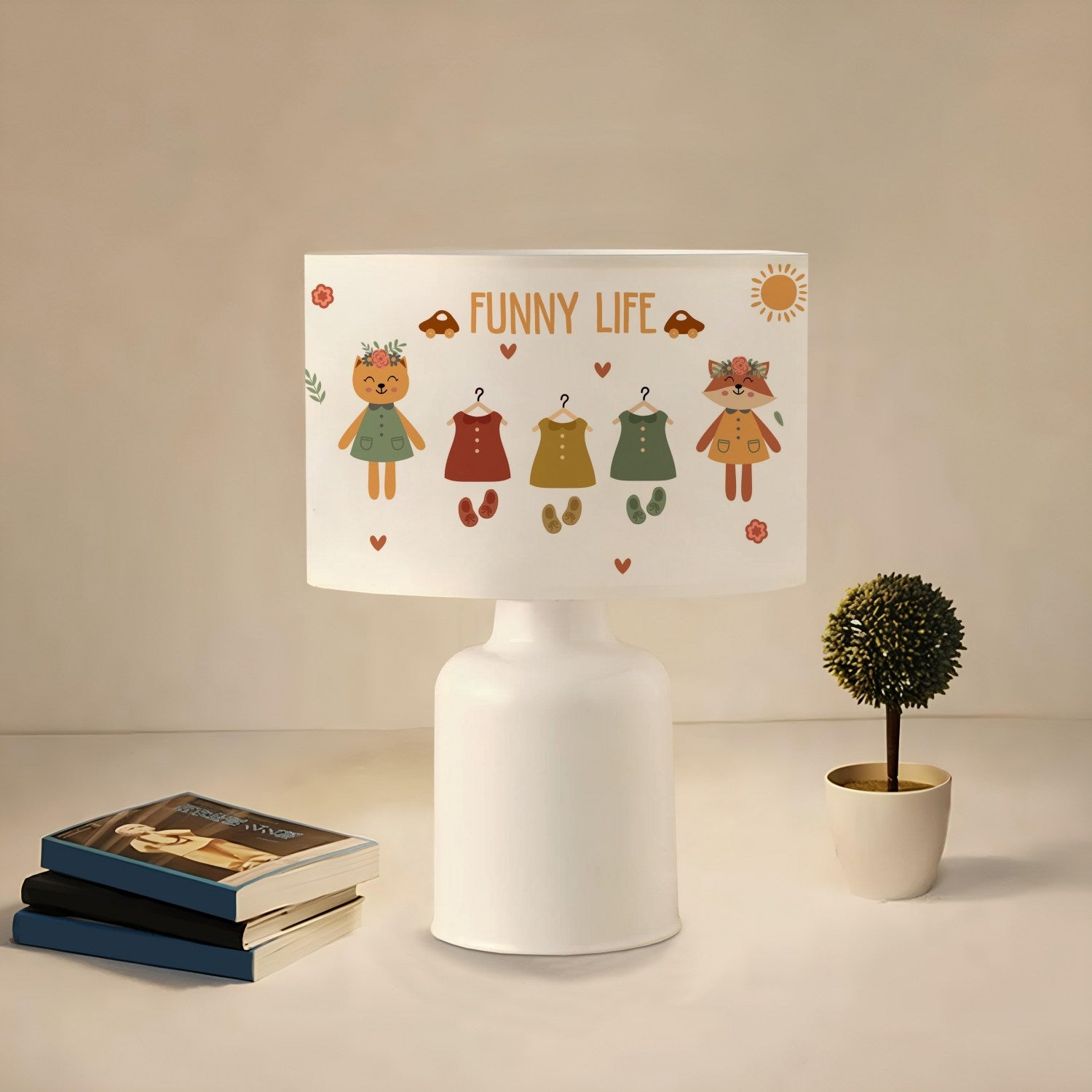 Candeeiro de mesa-AYD-3380-Multicolorido