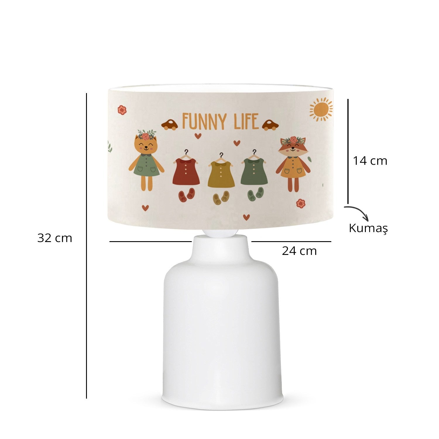 Candeeiro de mesa-AYD-3380-Multicolorido