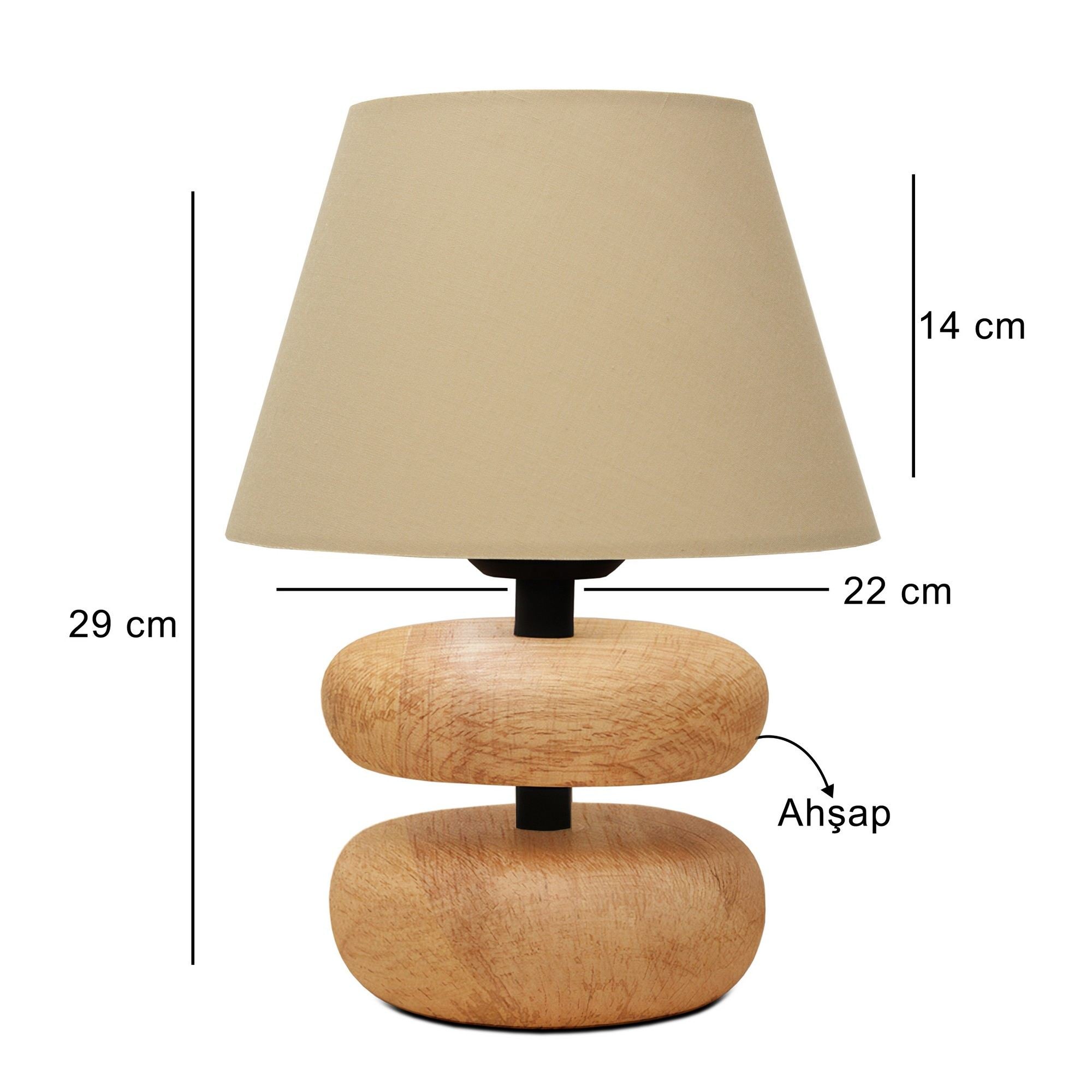 Candeeiro de mesa-241399-Bege