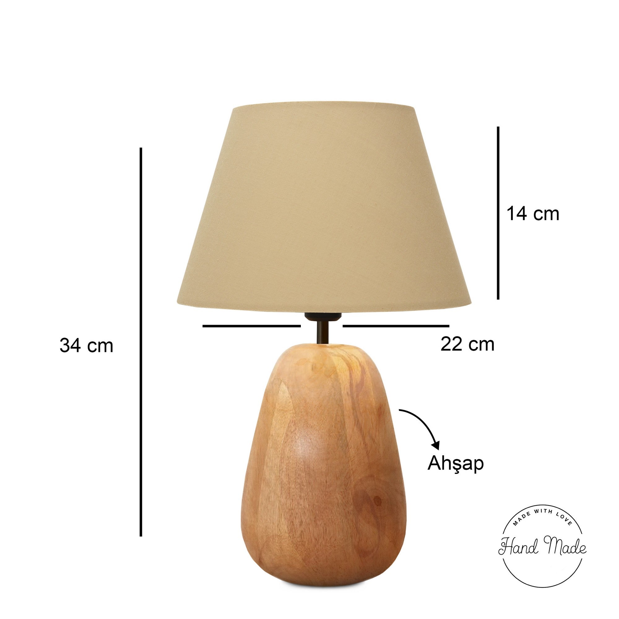 Candeeiro de mesa-241474-Bege