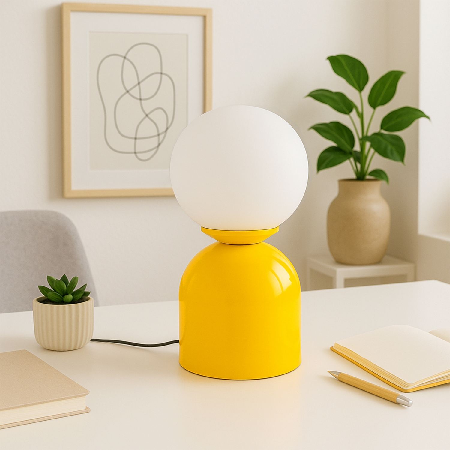 Candeeiro de mesa-241645-Amarelo
