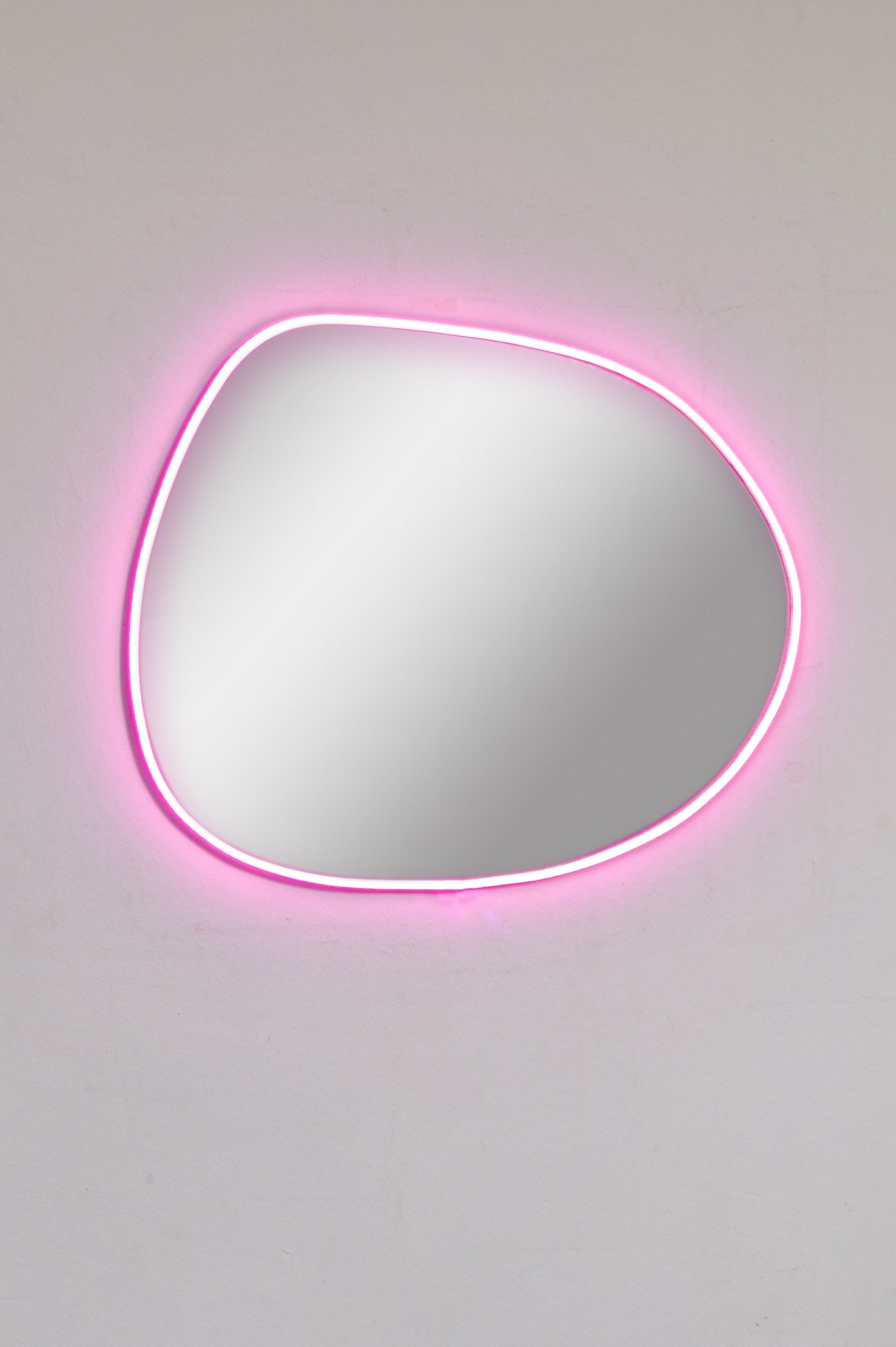 Espelho com Iluminação Led-Piago-Rosa