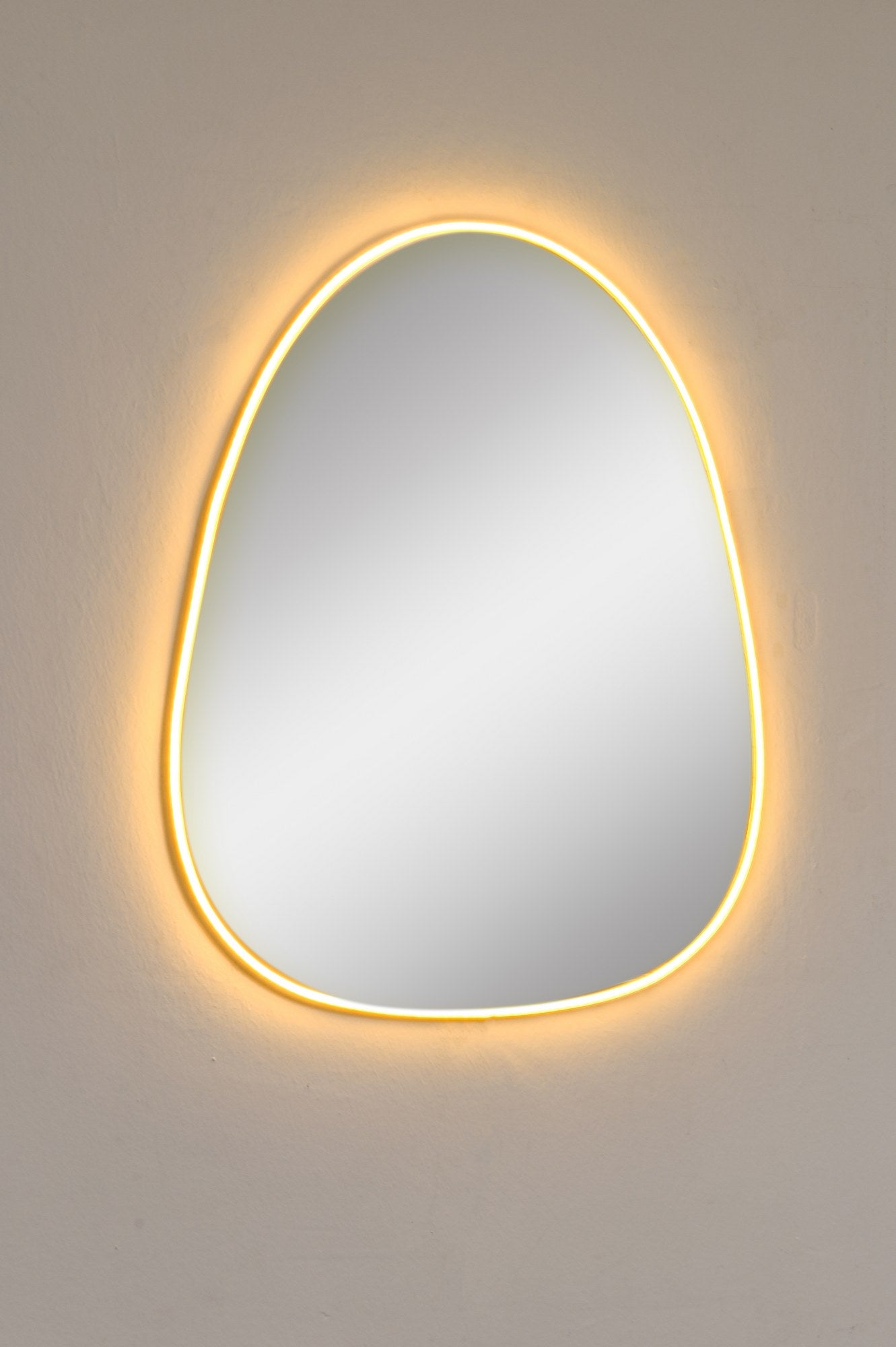 Espelho com Iluminação Led-Quippy-Amarelo