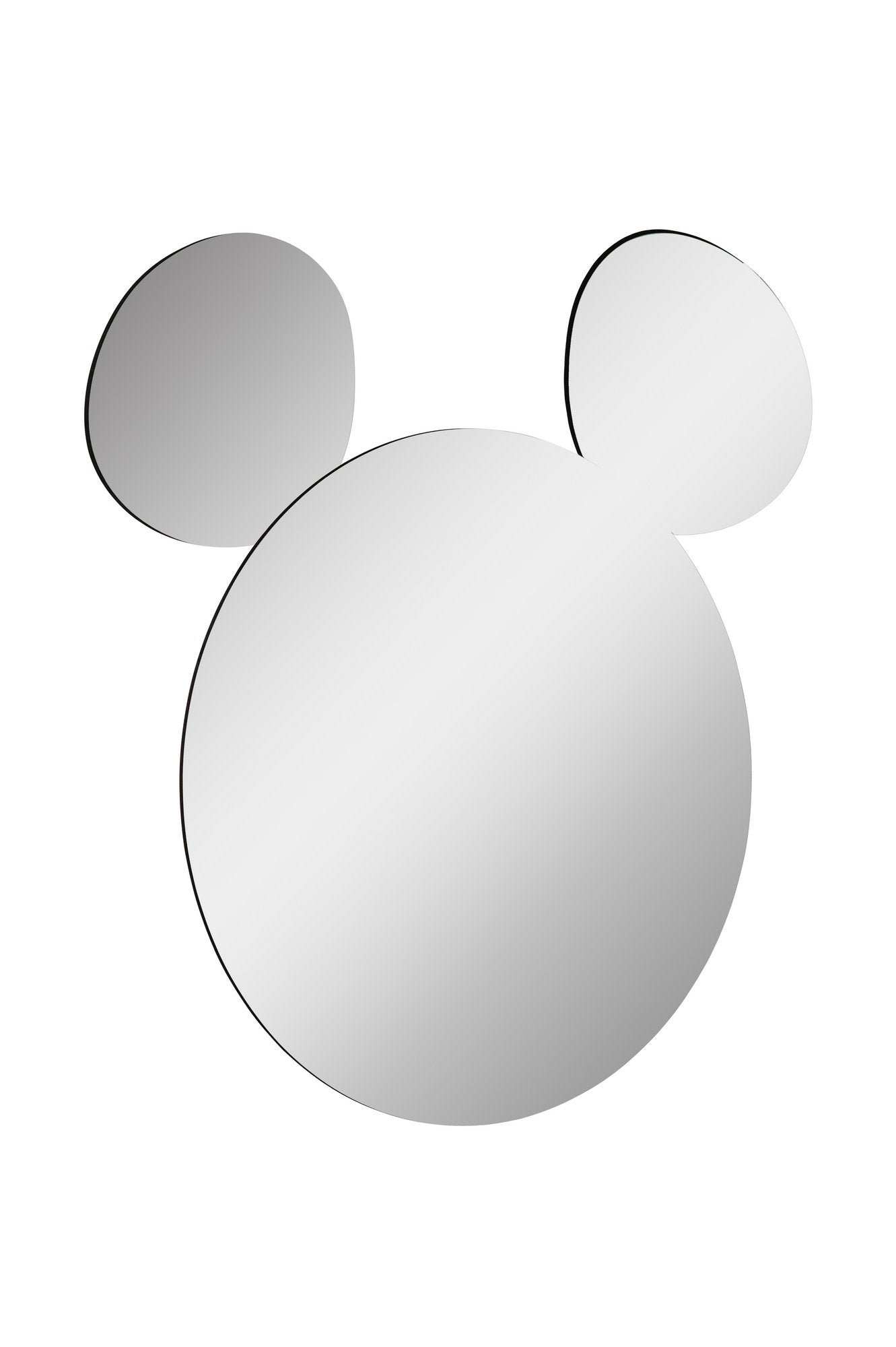 Espelho com Iluminação Led-Mickey Silver-Rosa