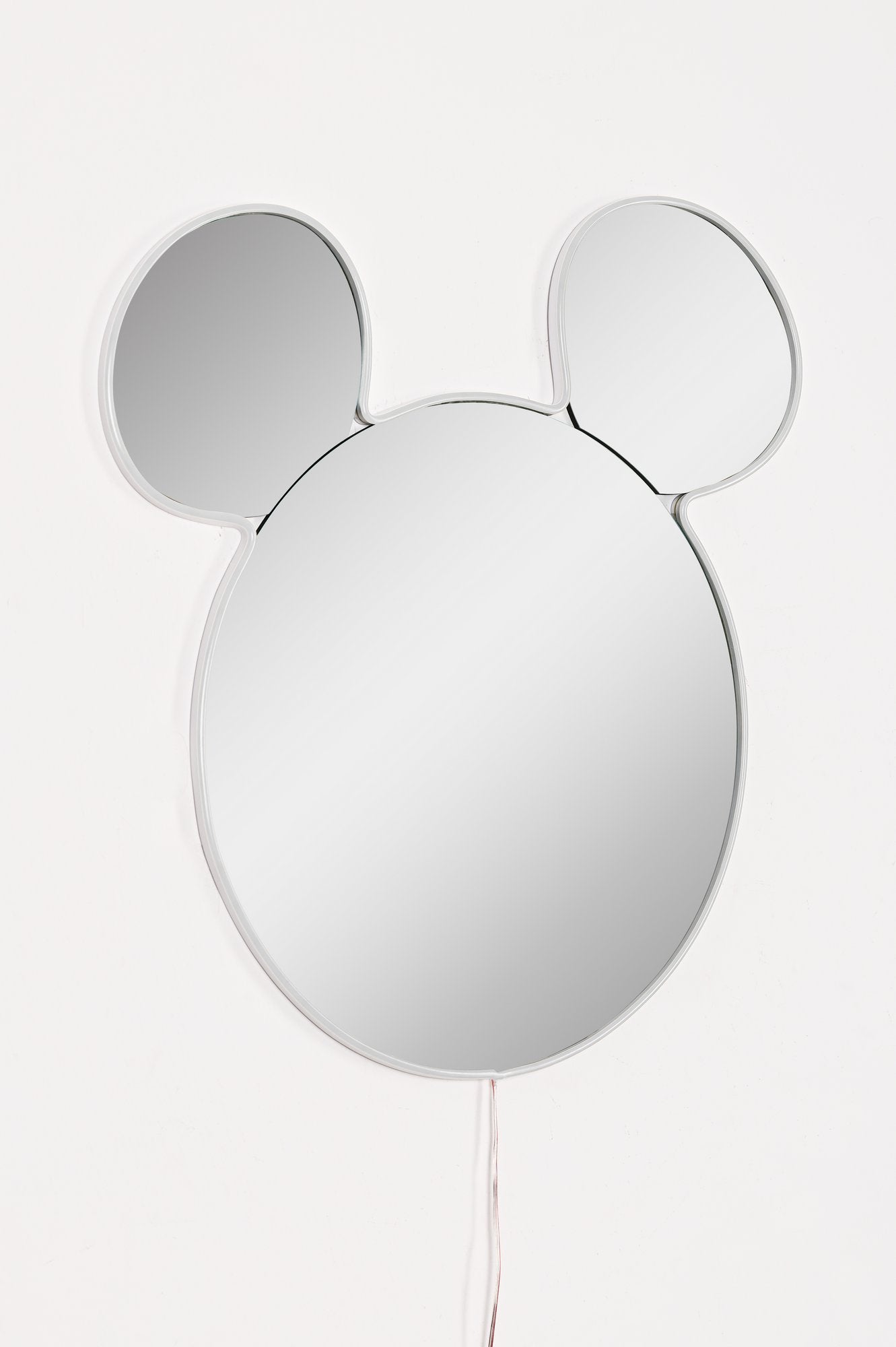 Espelho com Iluminação Led-Mickey Silver-Branco