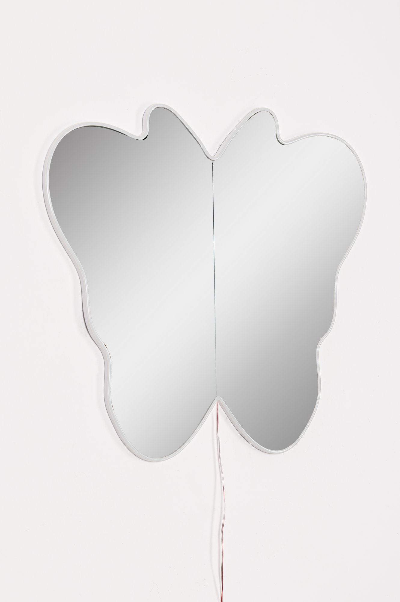 Espelho com Iluminação Led-Butterfly Silver-Branco