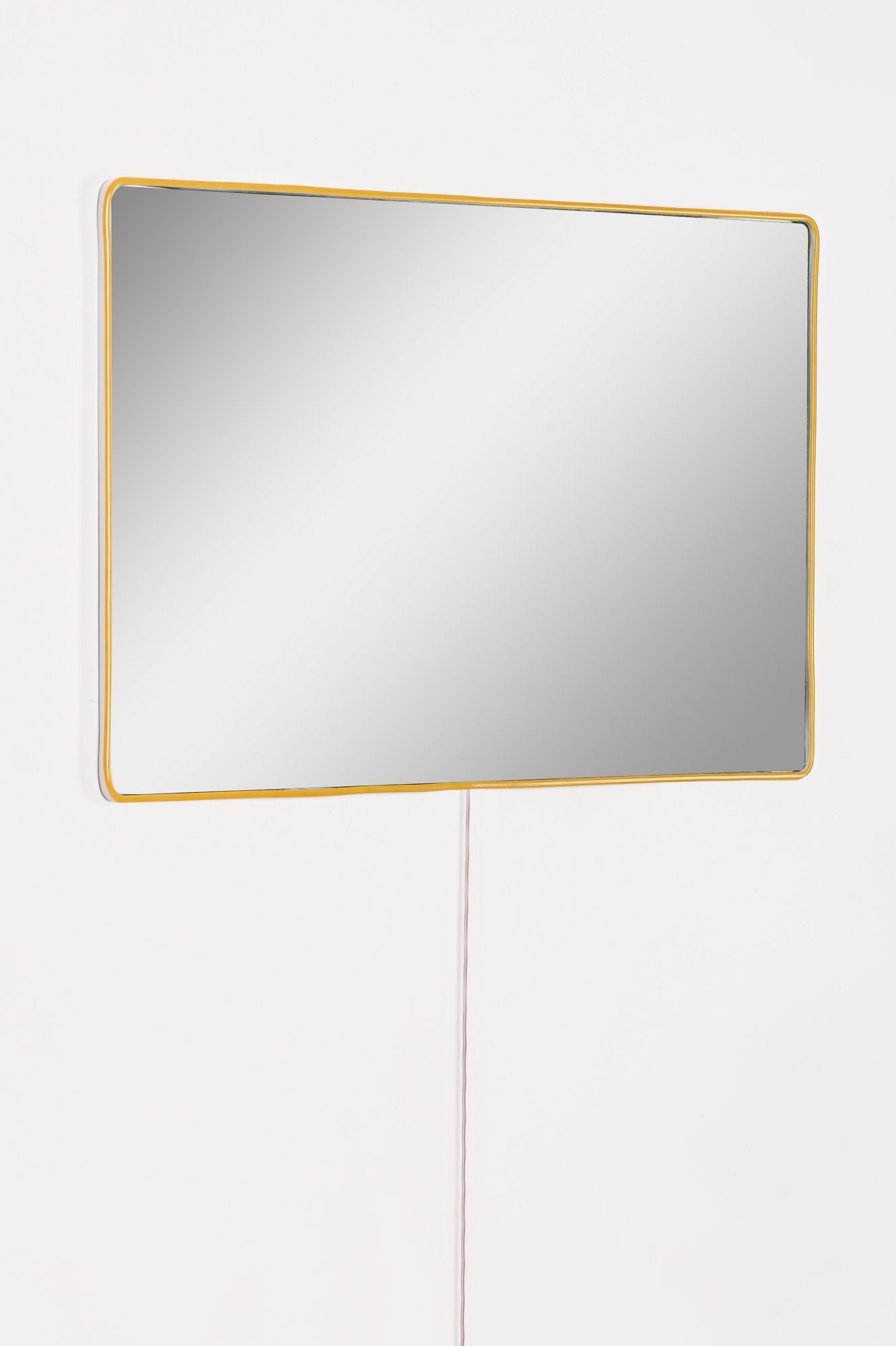Espelho com Iluminação Led-Rectangular-Amarelo