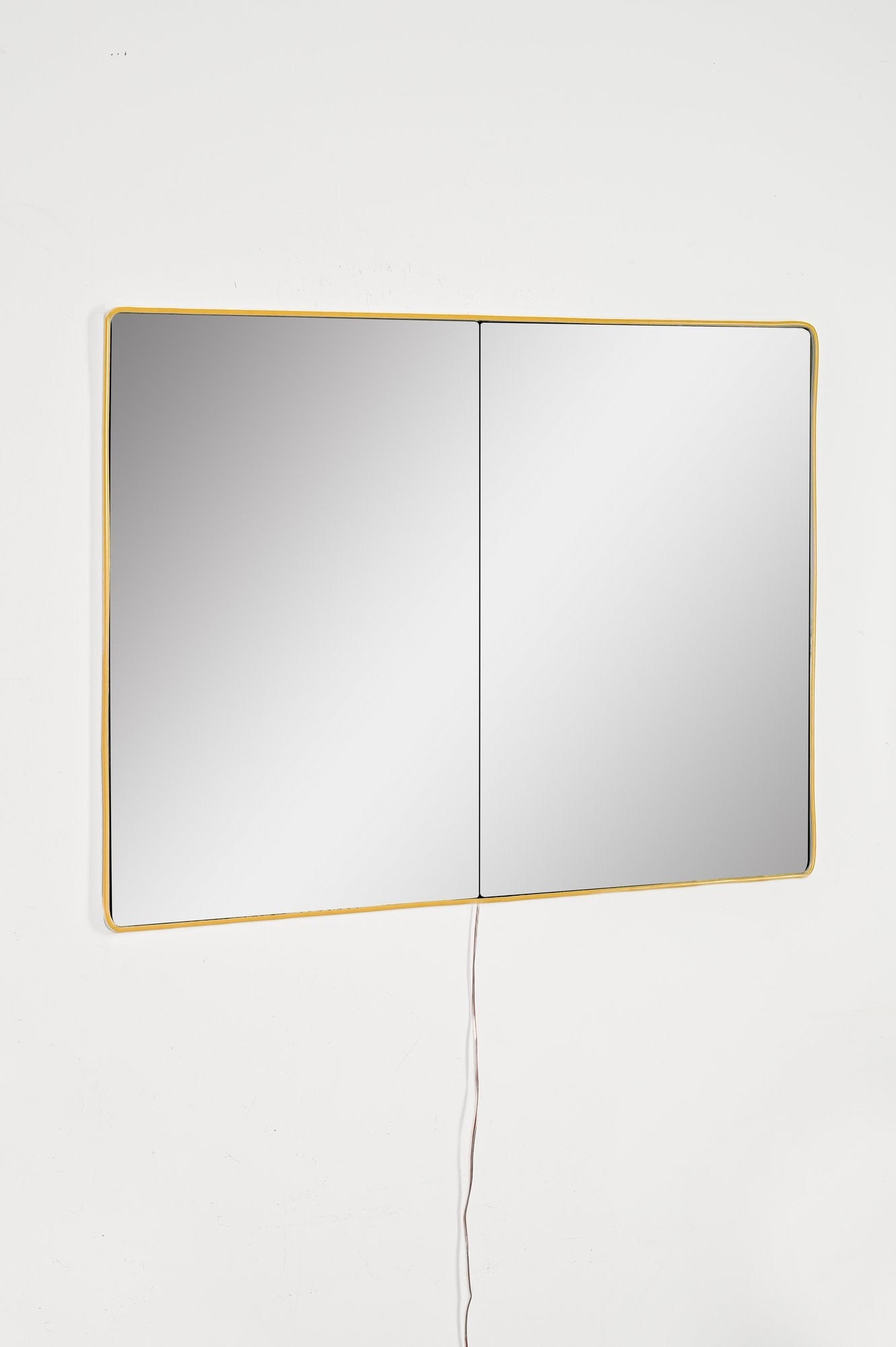 Espelho com Iluminação Led-Rectangular-Amarelo