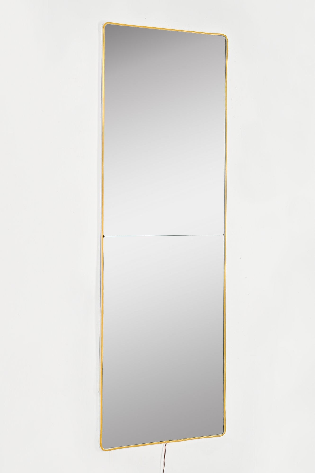 Espelho com Iluminação Led-Rectangular-Amarelo