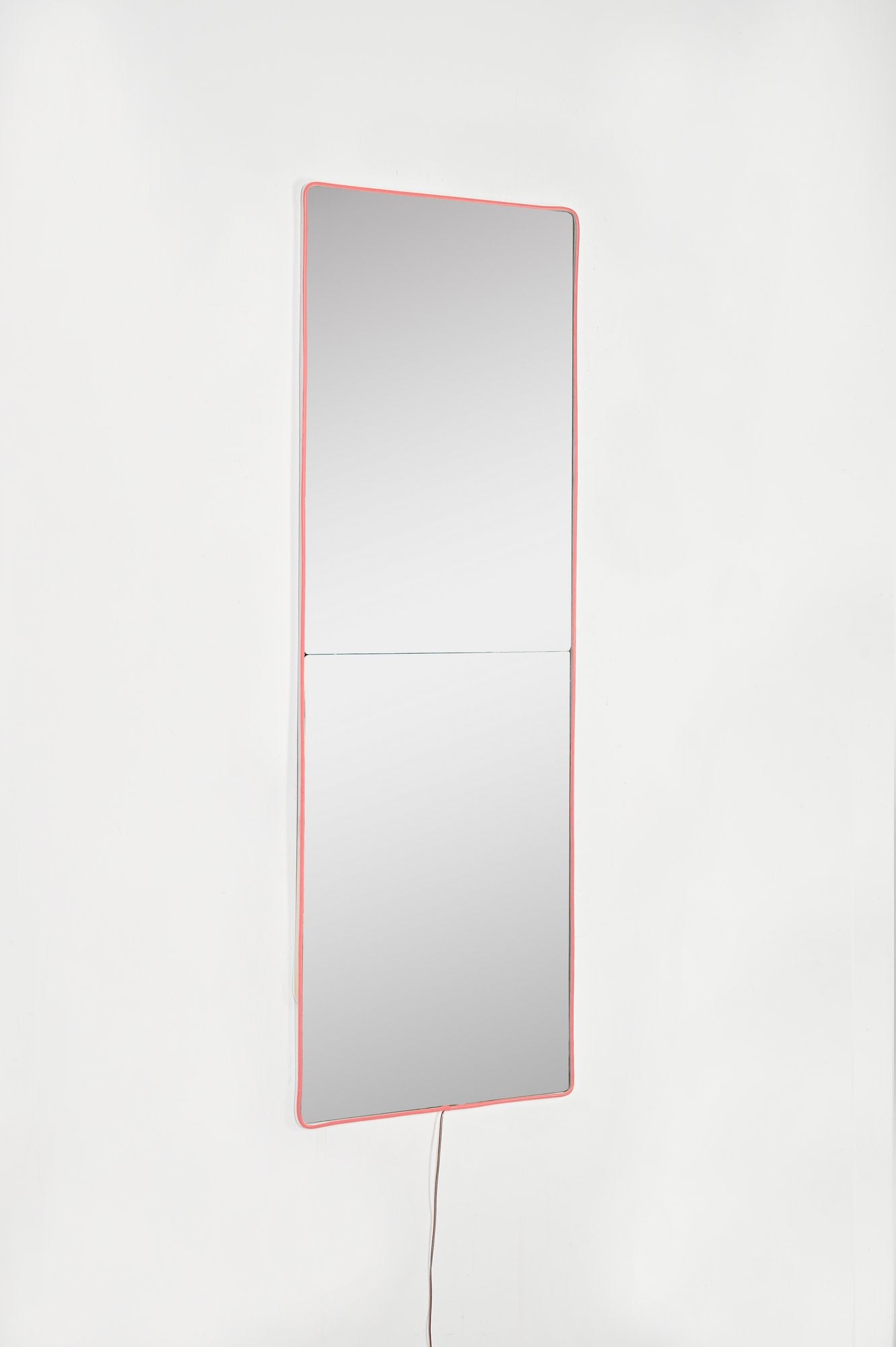 Espelho com Iluminação Led-Rectangular-Rosa