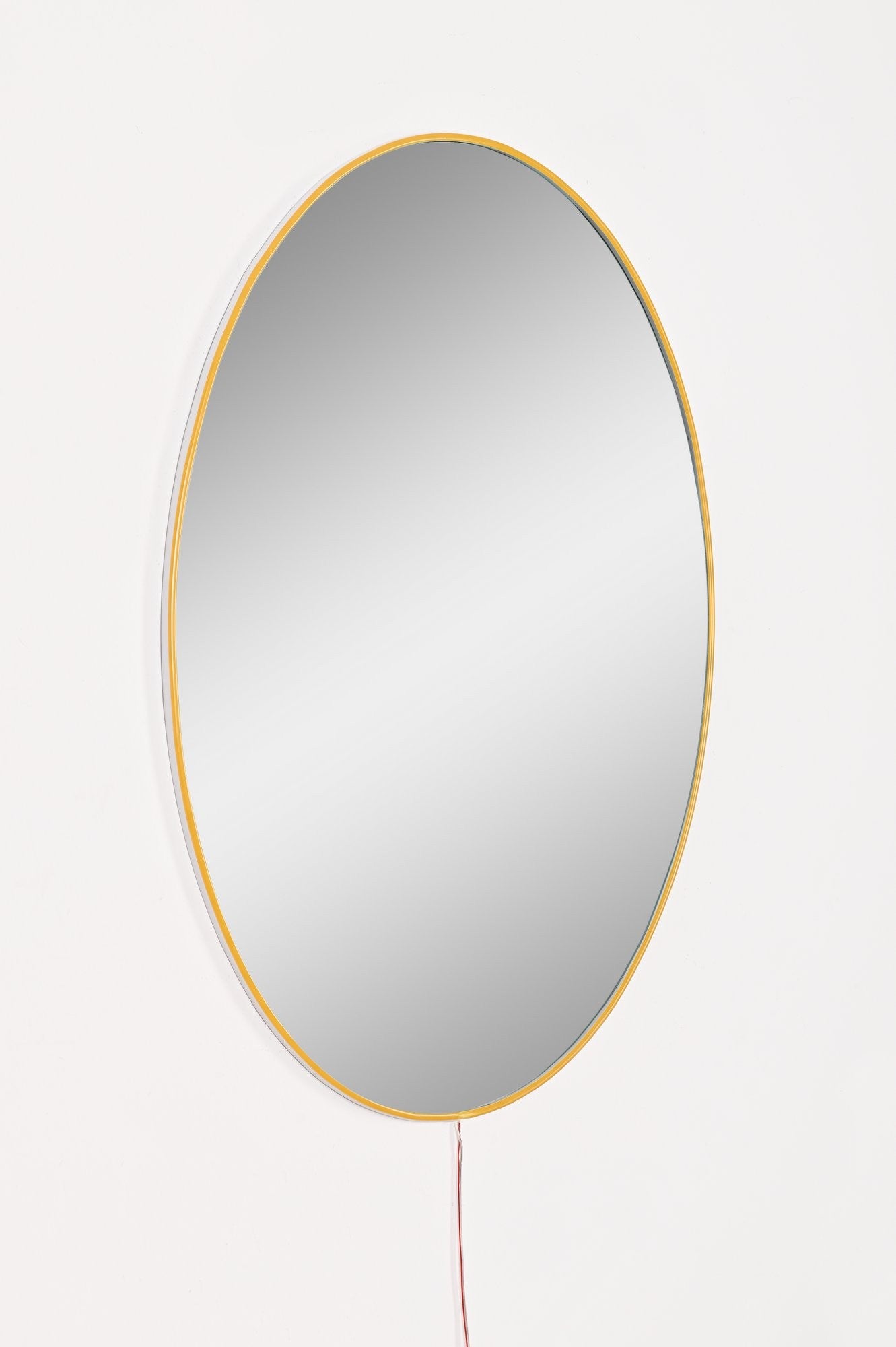 Espelho com Iluminação Led-Elliptical-Amarelo