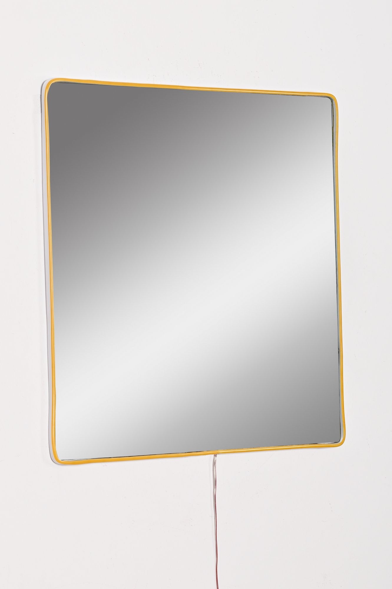 Espelho com Iluminação Led-Square-Amarelo