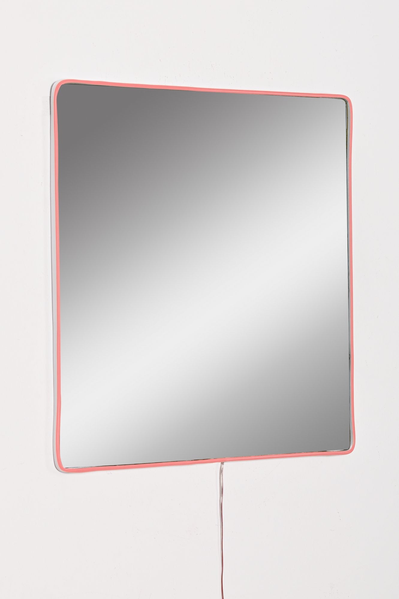 Espelho com Iluminação Led-Square-Rosa