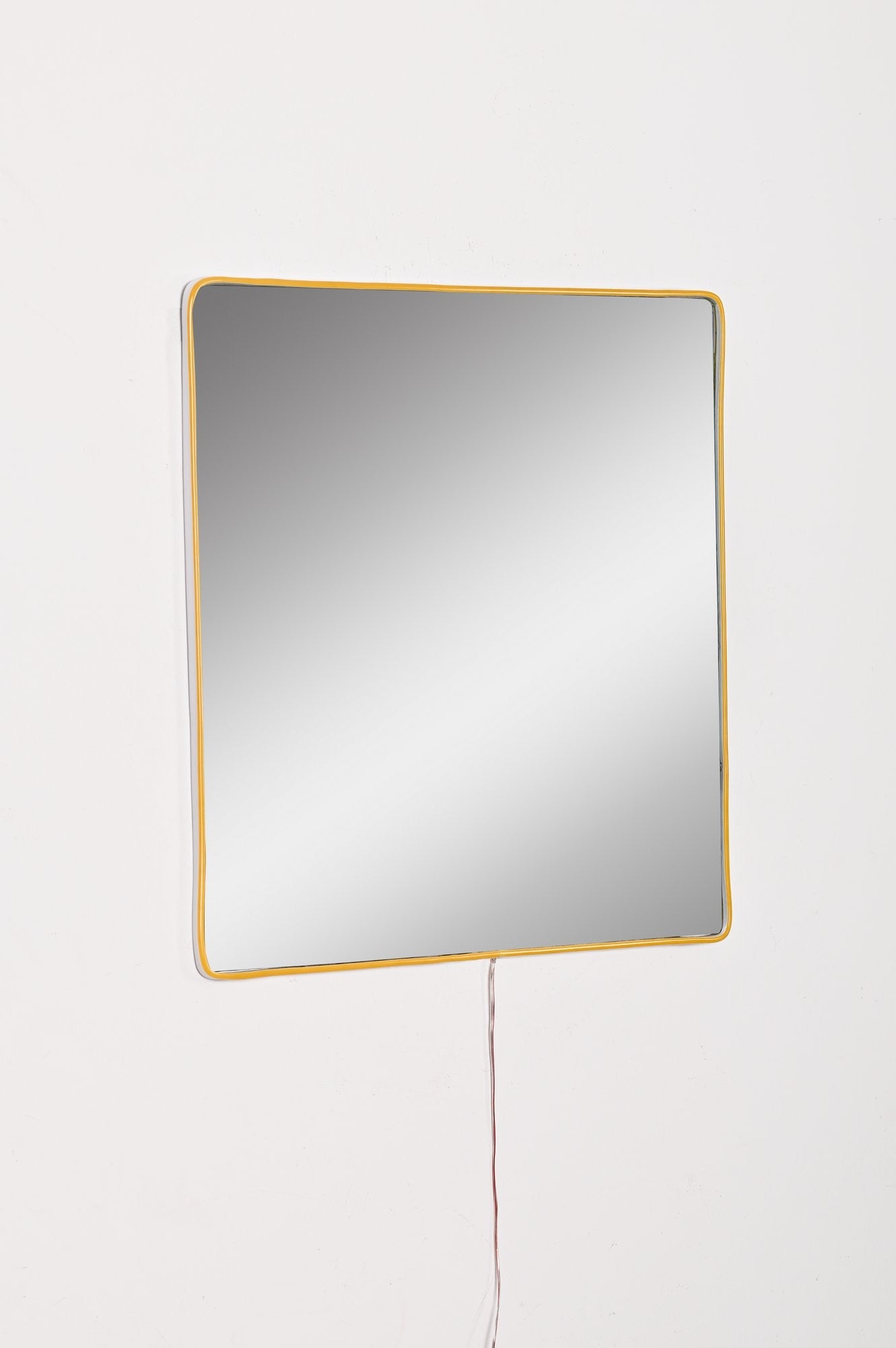 Espelho com Iluminação Led-Square-Amarelo