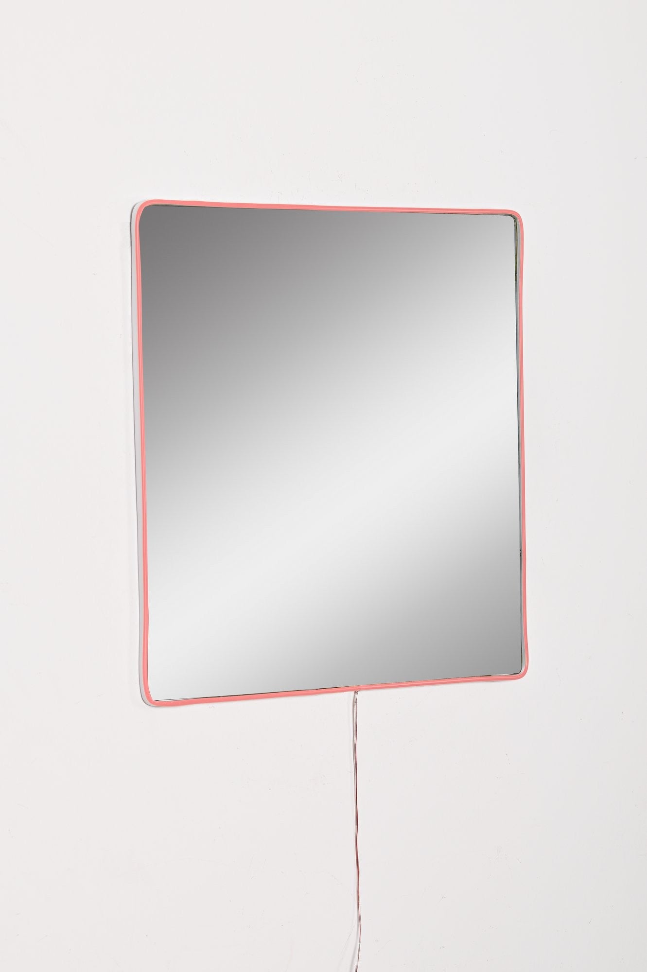 Espelho com Iluminação Led-Square-Rosa