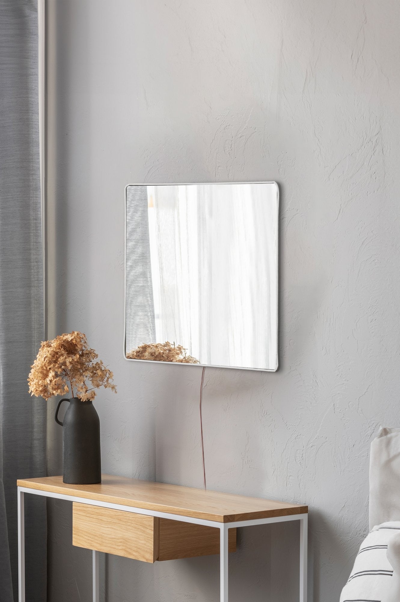 Espelho com Iluminação Led-Square-Branco