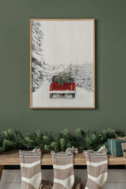 Quadro Decorativo Multicolor com Moldura de Madeira Maciça 33x48 cm – Impressão Digital