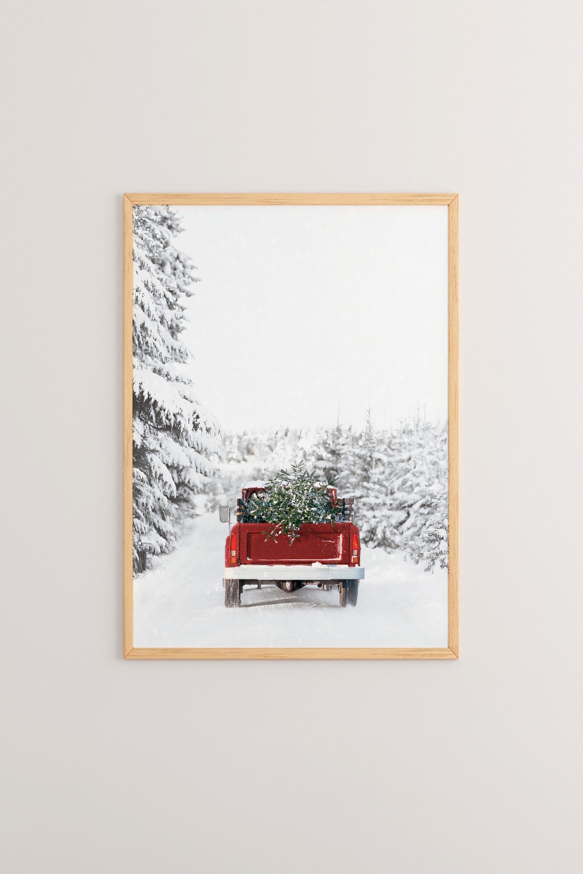 Quadro Decorativo Multicolor com Moldura de Madeira Maciça 33x48 cm – Impressão Digital