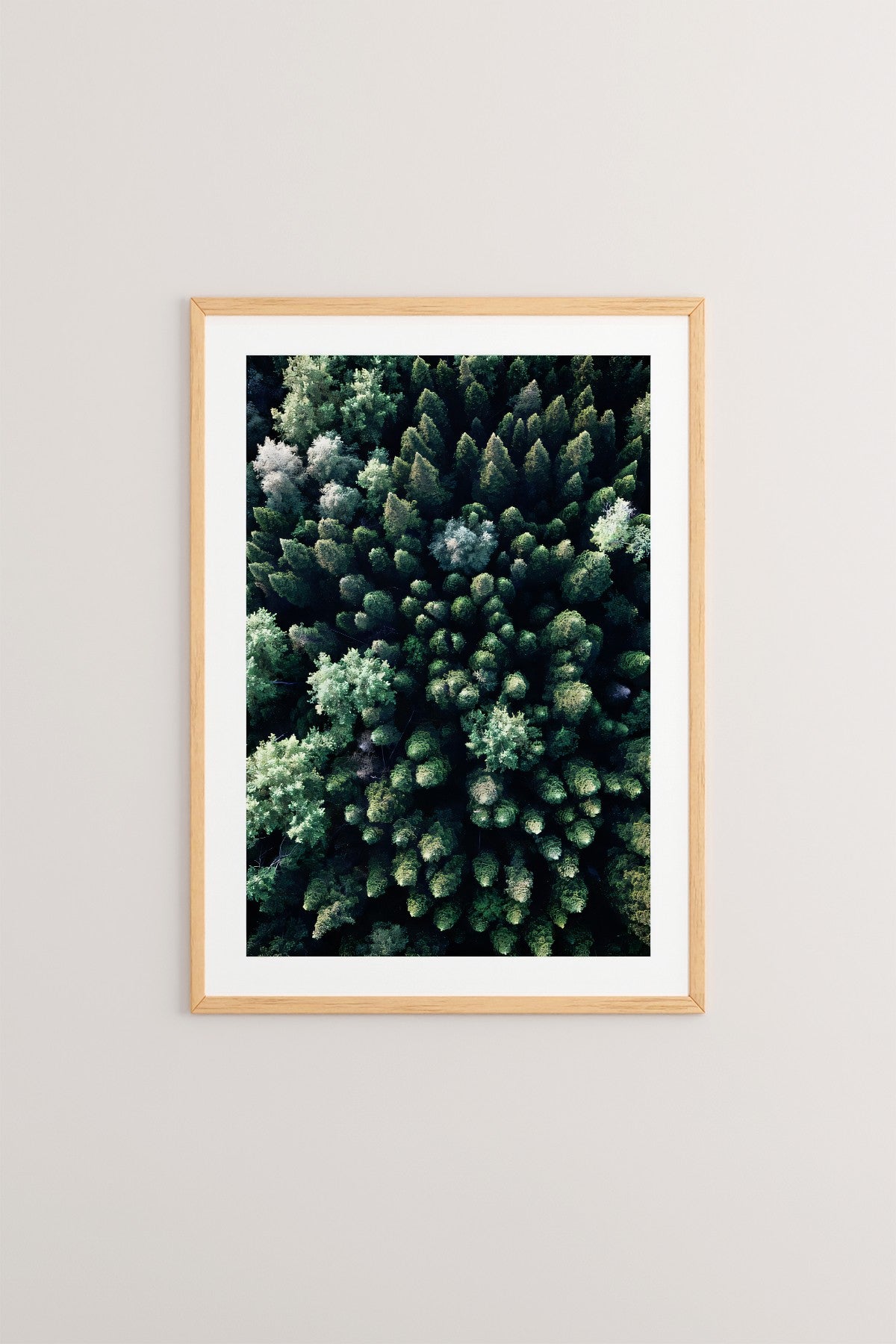 Quadro Decorativo Multicolor em Madeira Maciça - Arte Digital Emoldurada 33x48cm