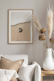 Quadro Decorativo Multicolor em Madeira Maciça - Arte Digital Emoldurada 33x48cm