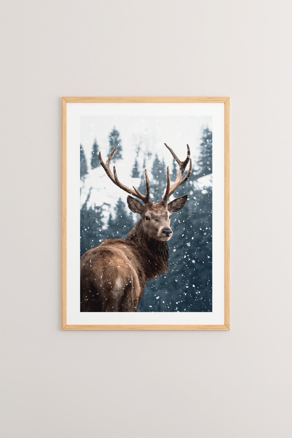 Quadro Decorativo com Moldura em Madeira Maciça 2 cm, Impressão Digital, 33 x 48 cm, Multicolorido – Tekhamcerceve107