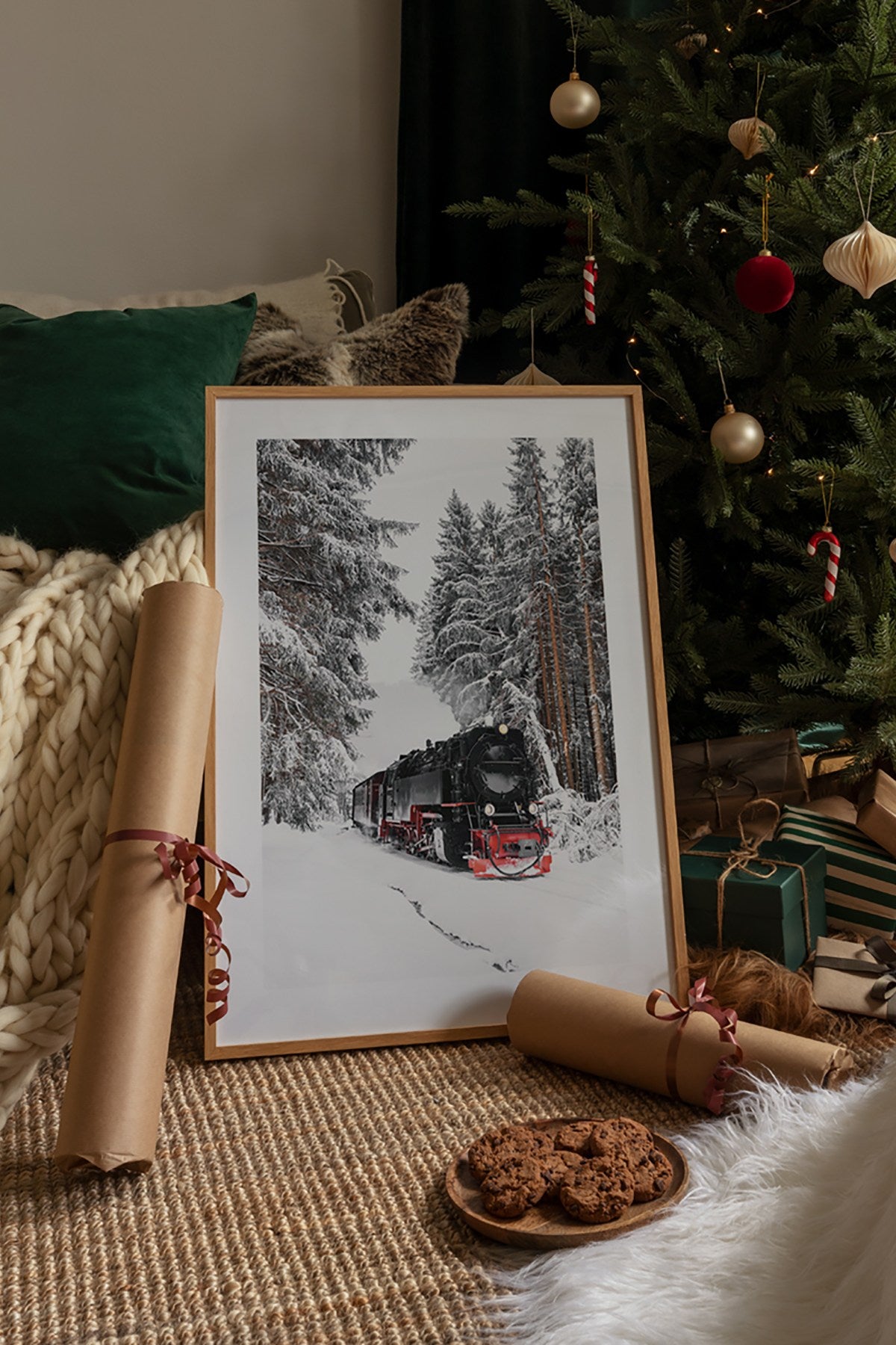 Quadro Decorativo Multicolor em Madeira Maciça - Impressão Digital Premium 33x48cm