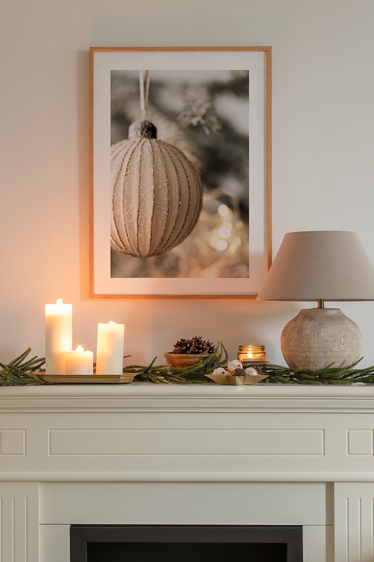 Quadro Decorativo Multicolor em Madeira Maciça - Impressão Digital 33x48cm com Moldura de 2cm