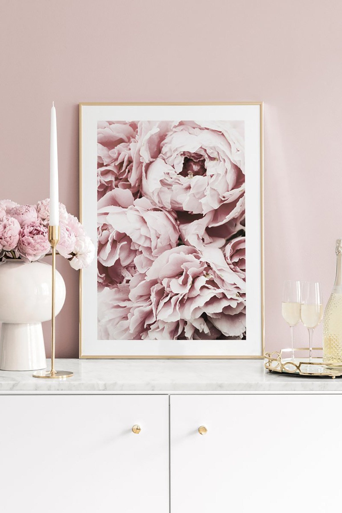 Quadro Decorativo Multicolor em Madeira Maciça - Impressão Digital 33x48cm com Moldura de 2cm