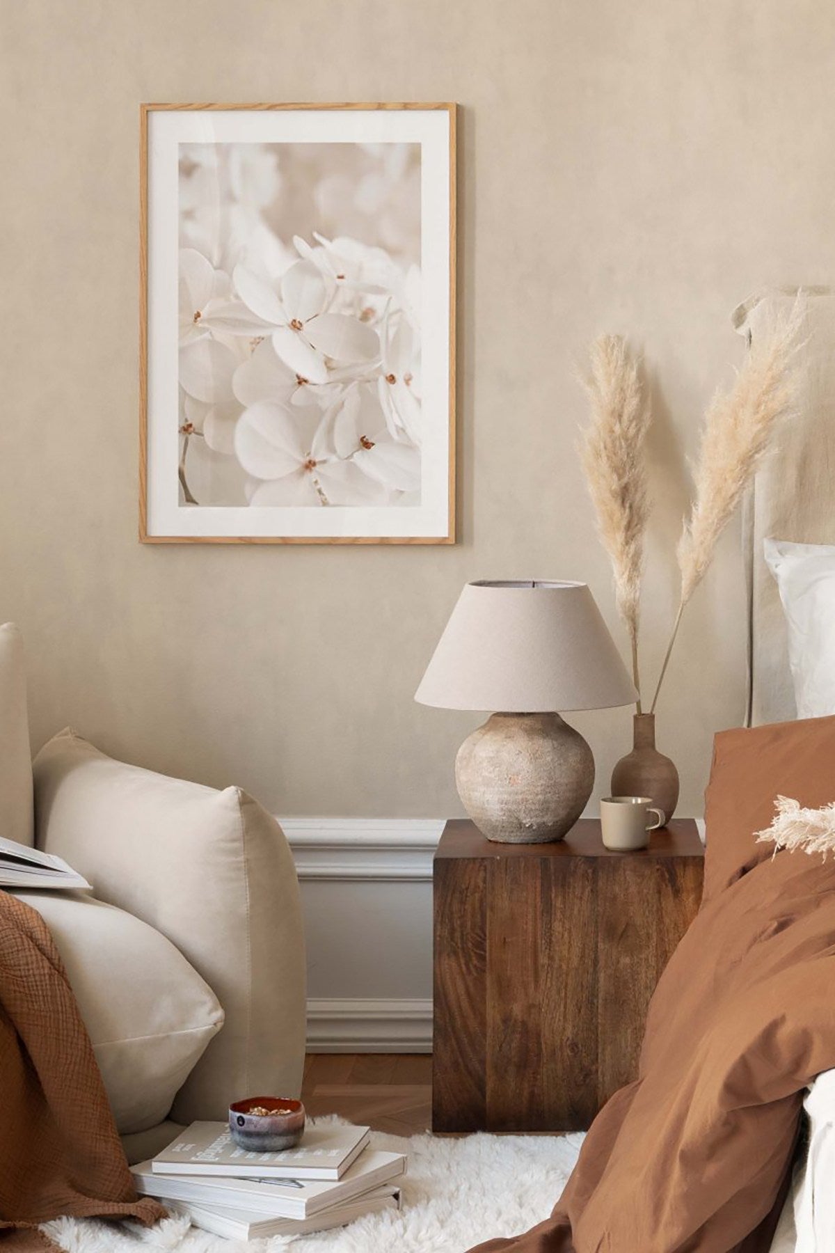 Quadro Decorativo Multicolor em Madeira Maciça - Impressão Digital Premium 33x48cm