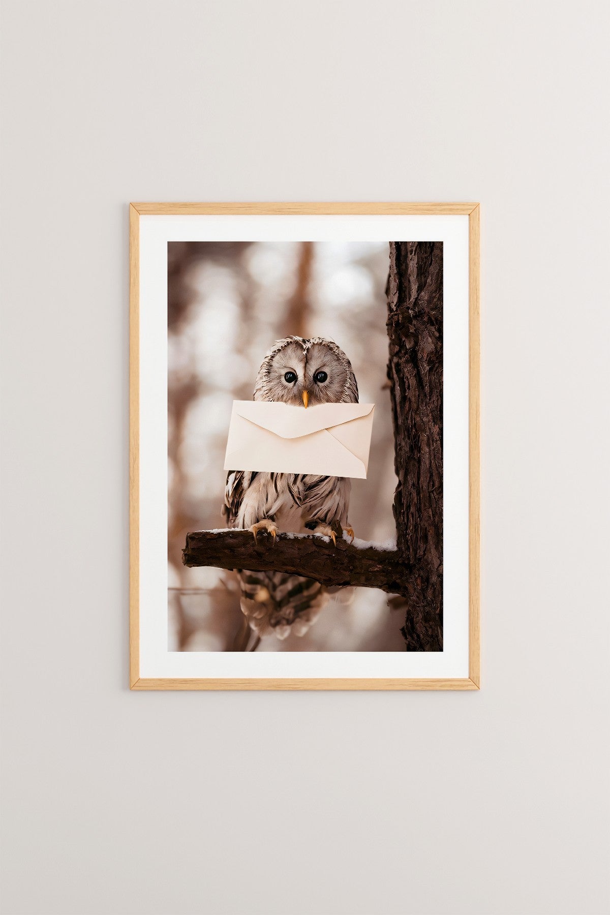 Quadro Decorativo Multicolor em Madeira Maciça - Impressão Digital Premium 33x48cm