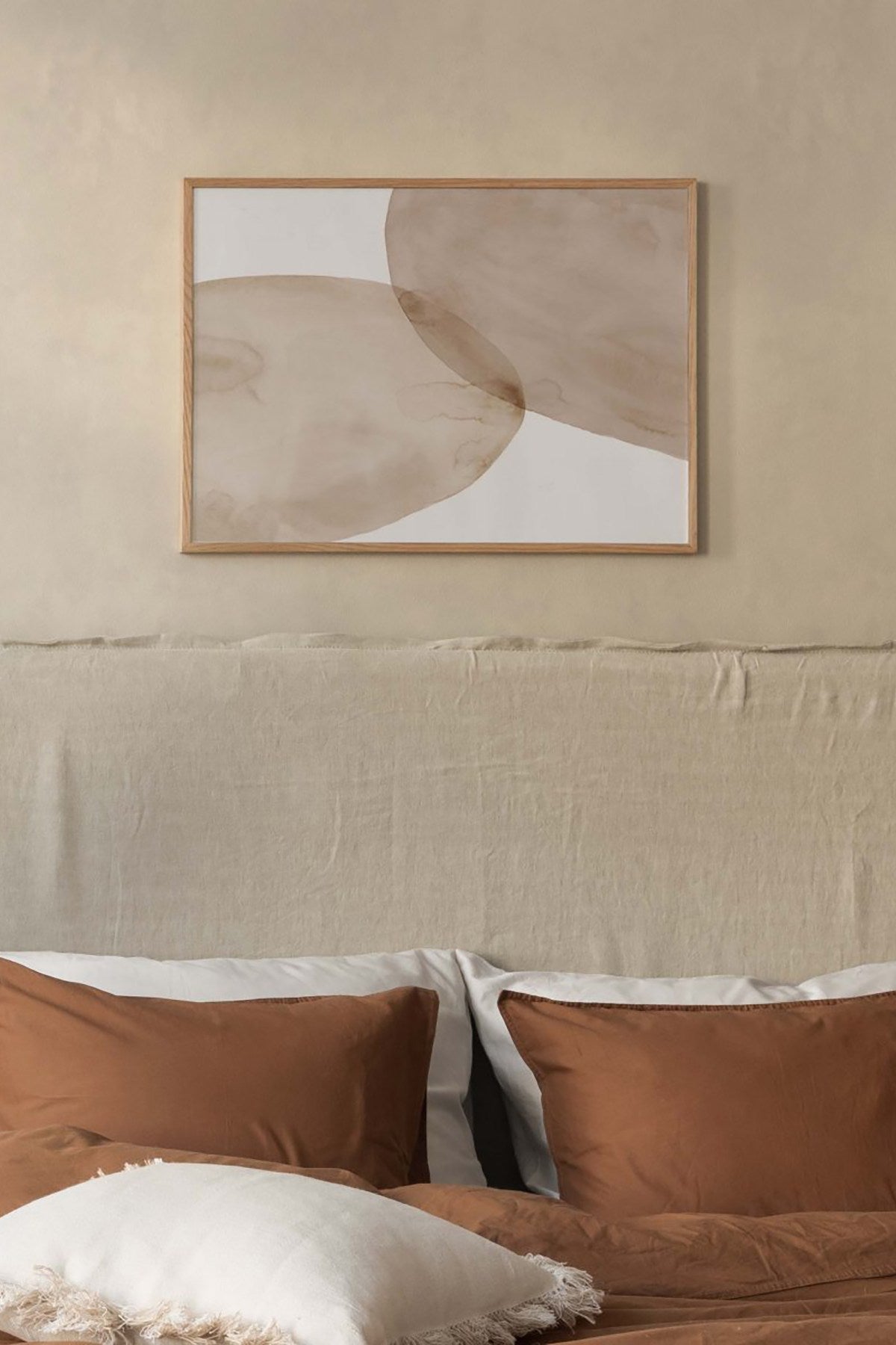 Quadro Decorativo Multicolor em Madeira Maciça - Impressão Digital 33x48cm com Moldura de 2cm