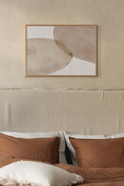 Quadro Decorativo Multicolor em Madeira Maciça - Impressão Digital 33x48cm com Moldura de 2cm