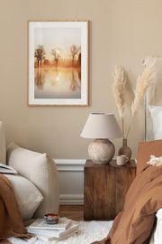 Quadro Decorativo Multicolor em Madeira Maciça - Impressão Digital 33x48cm com Moldura de 2cm