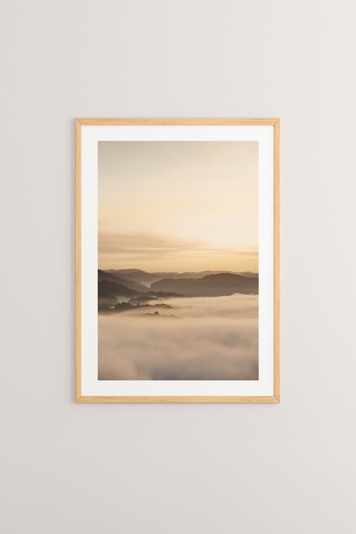 Quadro Decorativo Multicolor em Madeira Maciça - Impressão Digital 33x48cm com Moldura de 2cm