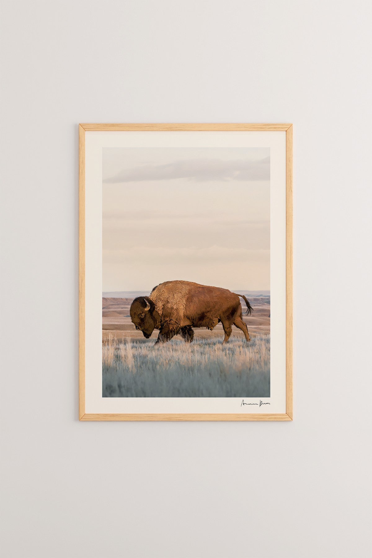 Quadro Decorativo Multicolor em Madeira Maciça - Arte Digital Emoldurada 33x48cm