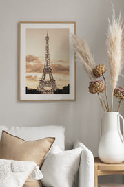 Quadro Decorativo Multicolor em Madeira Maciça - Arte Digital Emoldurada 33x48cm