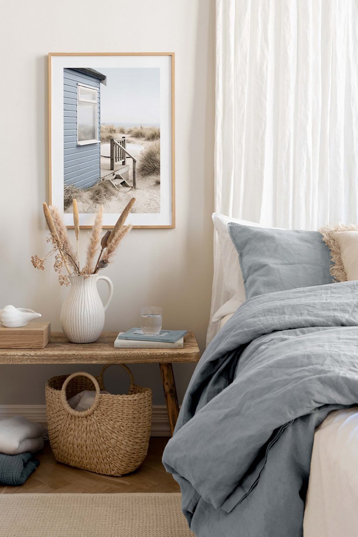 Quadro Decorativo Multicolor em Madeira Maciça - Impressão Digital 33x48cm com Moldura de 2cm