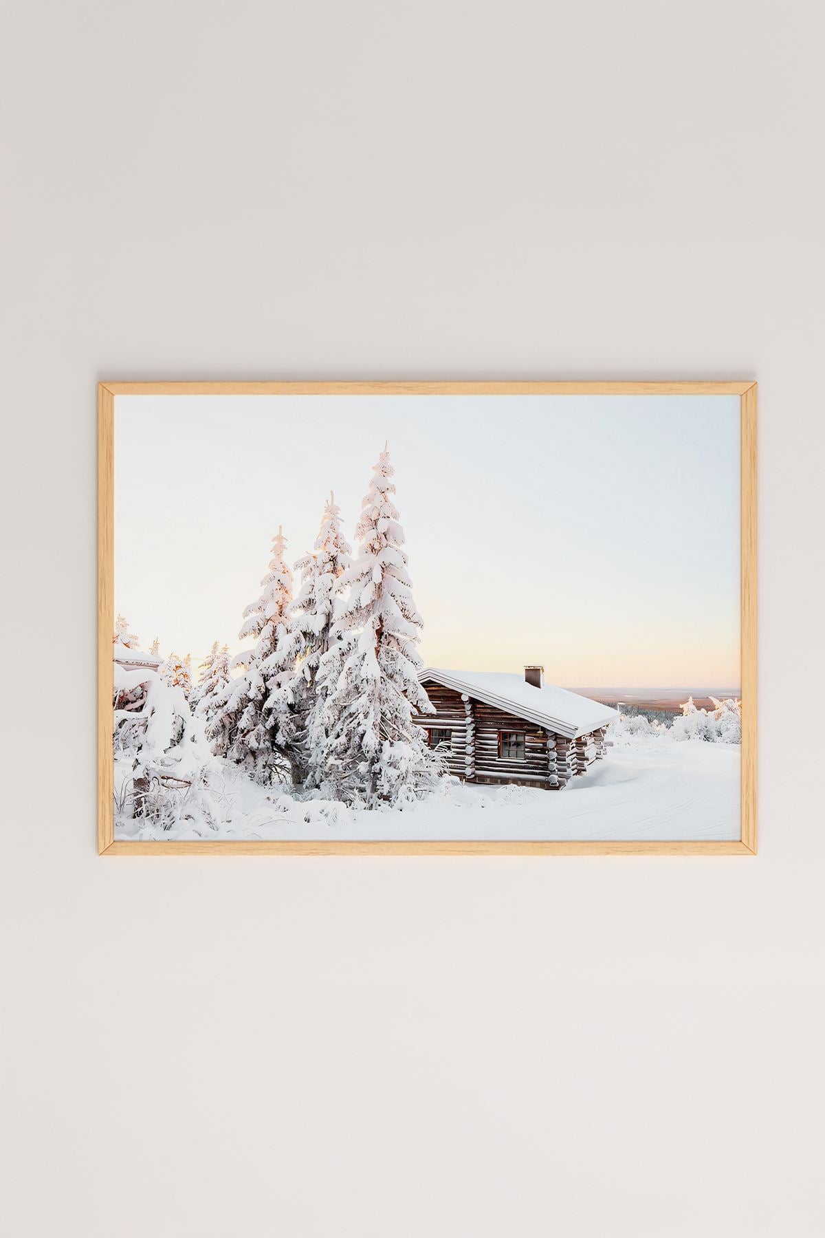 Quadro Decorativo Multicolor em Madeira Maciça - Impressão Digital 33x48cm com Moldura de 2cm