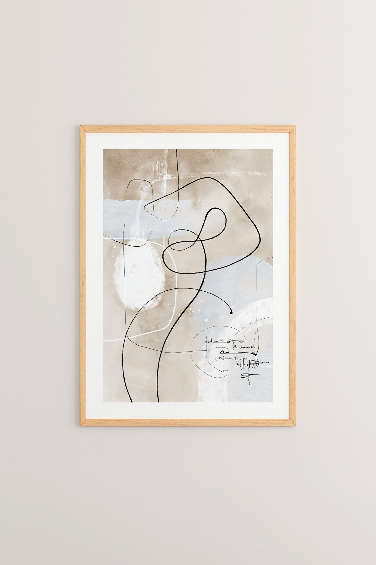 Quadro Decorativo Multicolor em Madeira Maciça - Arte Digital Emoldurada 33x48cm