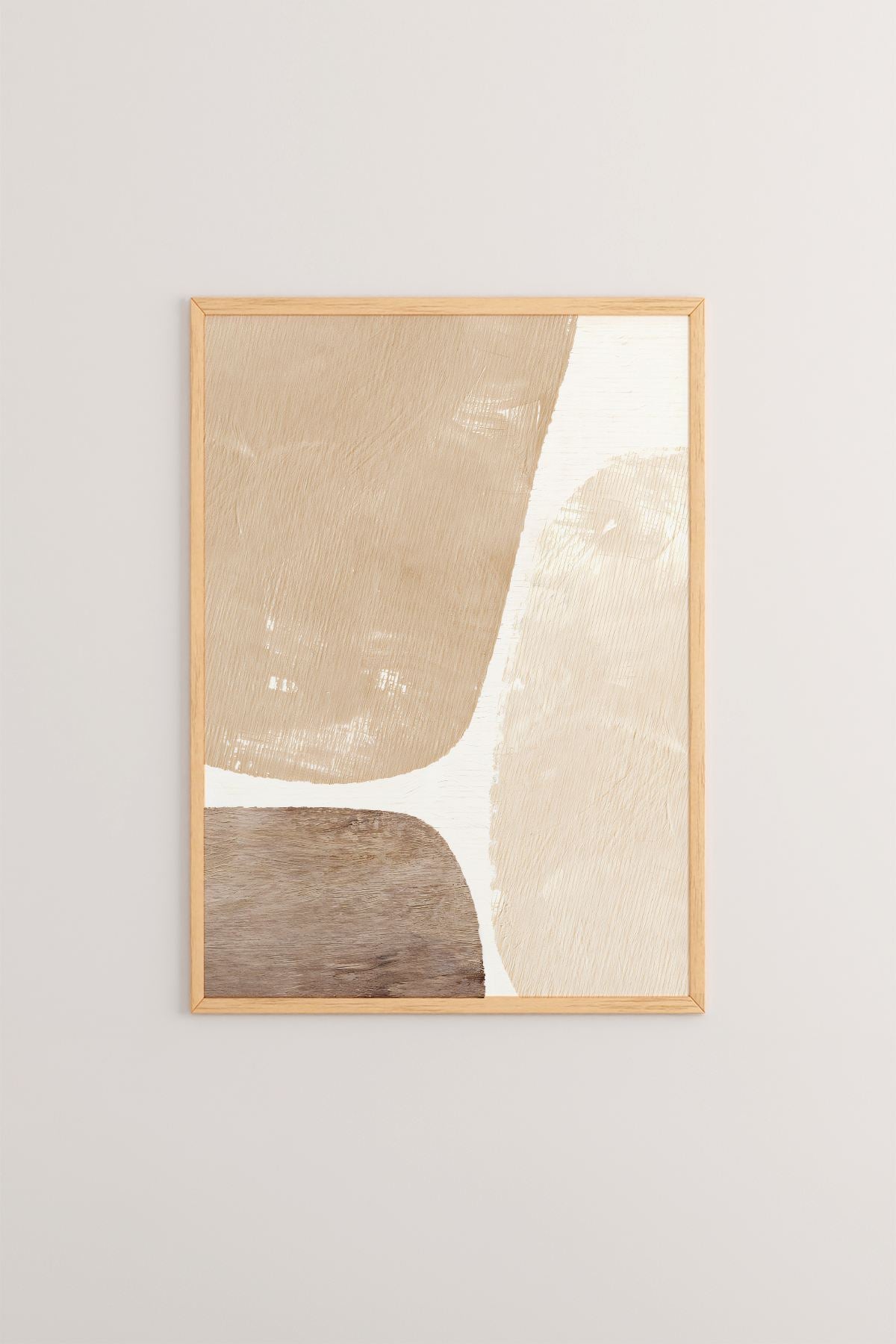 Quadro Decorativo Multicolor em Madeira Maciça - Arte Digital Emoldurada 33x48cm