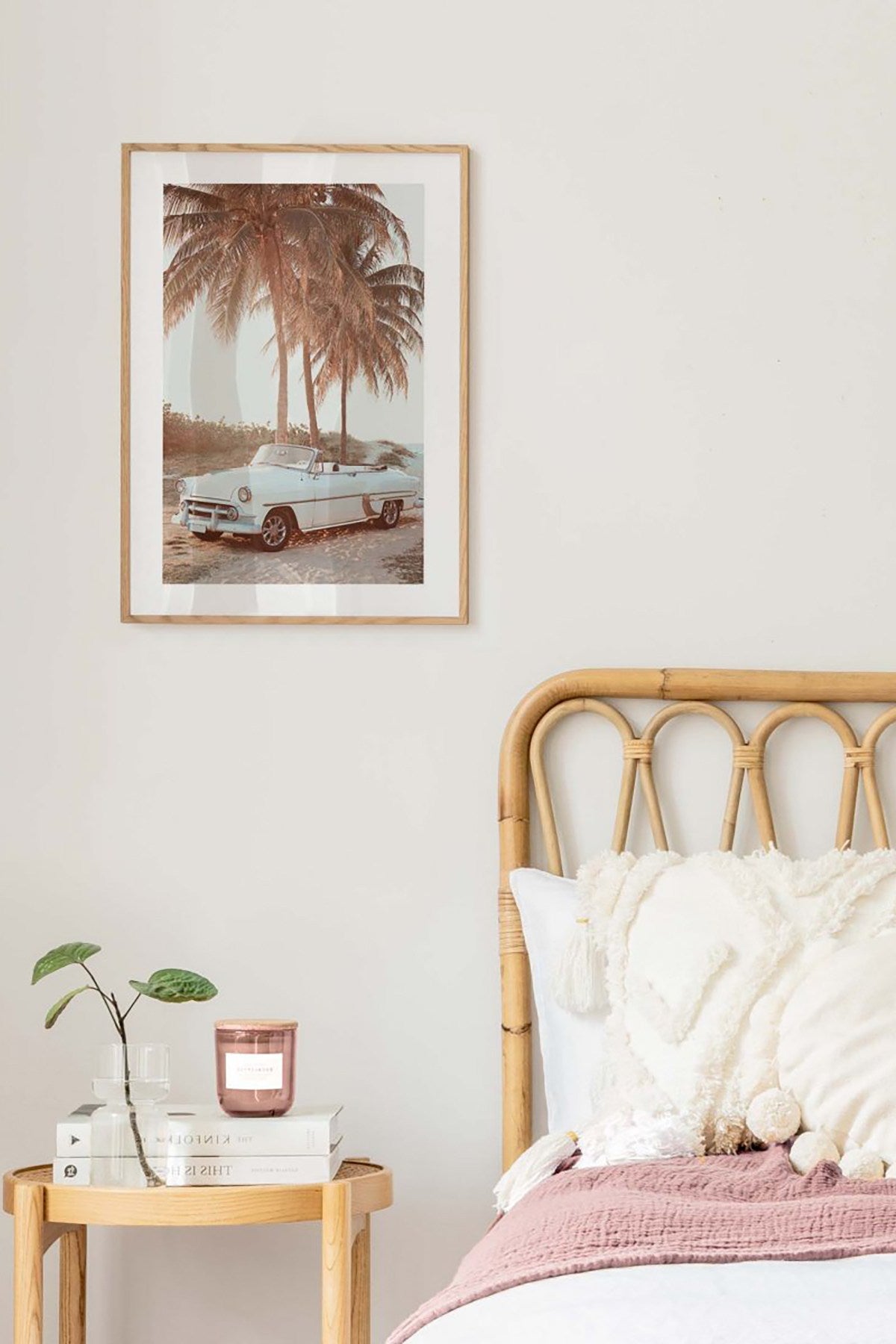 Quadro Decorativo Multicolor em Madeira Maciça - Arte Digital Emoldurada 33x48cm