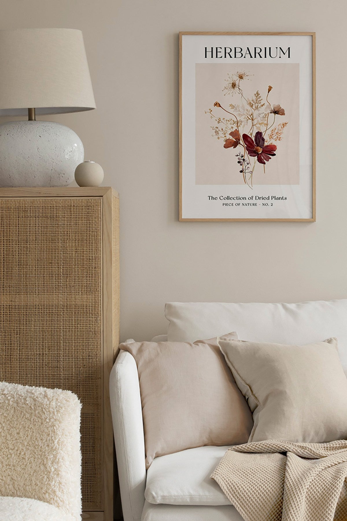 Quadro Decorativo Multicolor em Madeira Maciça - Arte Digital Emoldurada 33x48cm