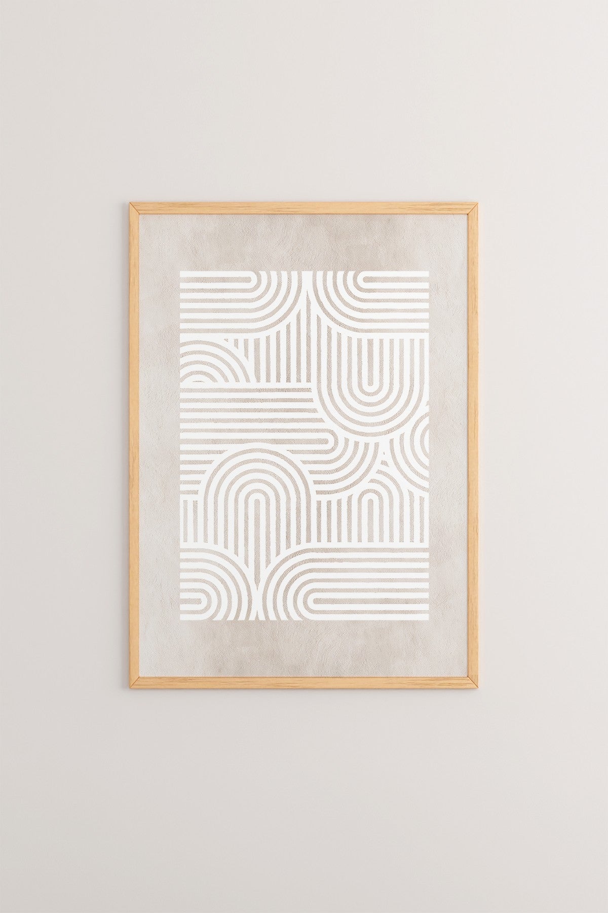 Quadro Decorativo Multicolor em Madeira Maciça - Impressão Digital 33x48cm com Moldura de 2cm