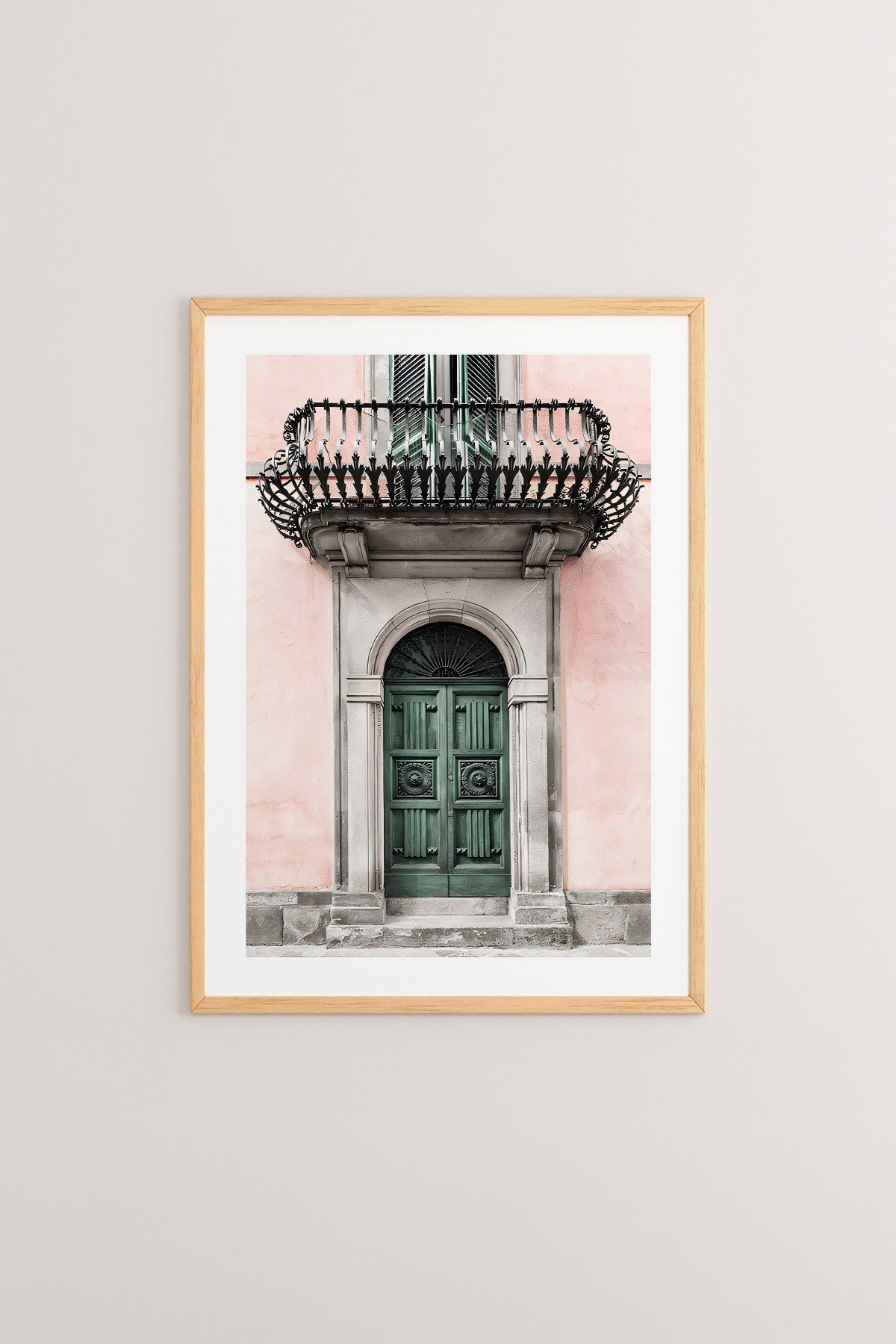 Quadro Decorativo Multicolor em Madeira Maciça - Arte Digital Emoldurada 33x48cm