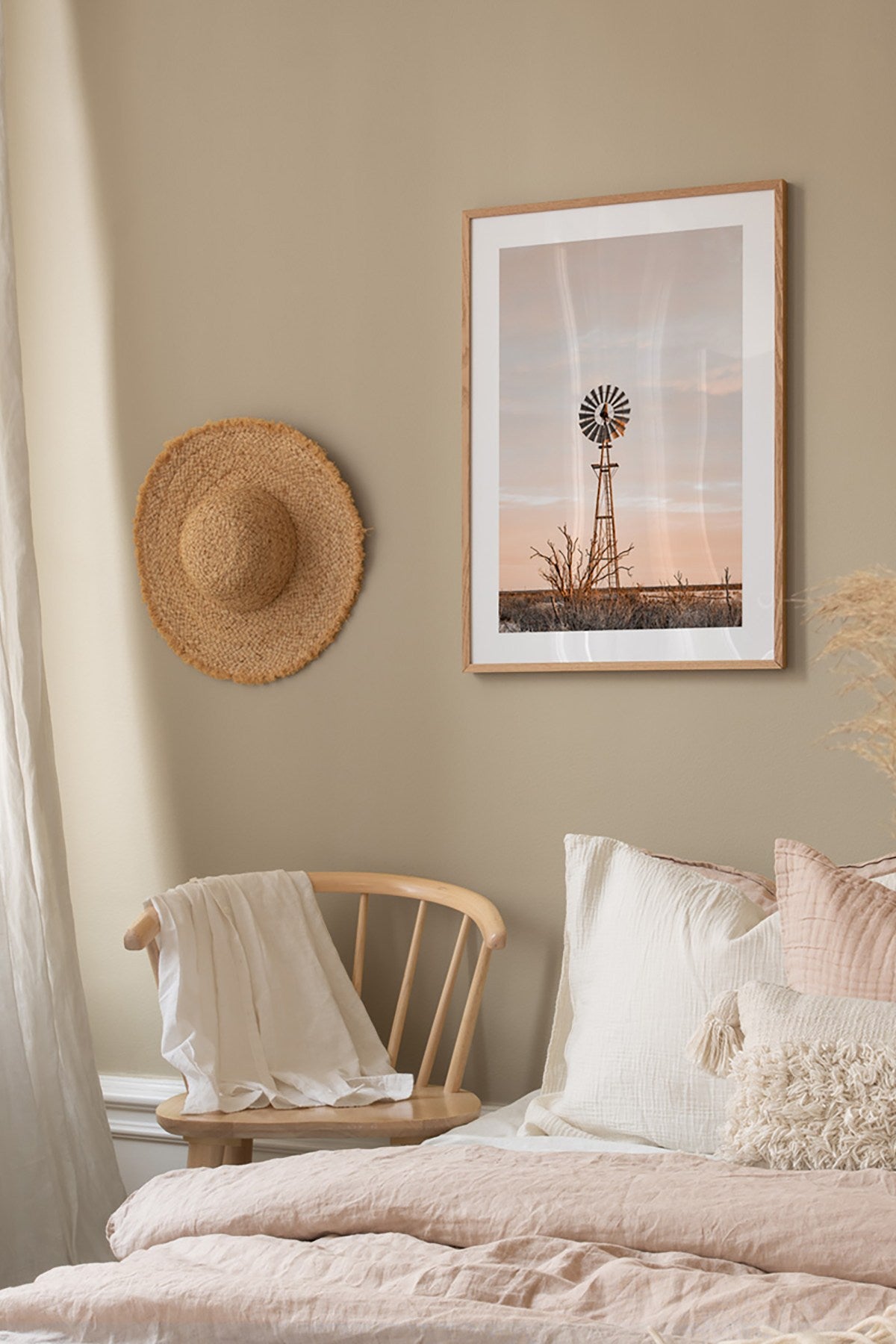 Quadro Decorativo Multicolor em Madeira Maciça - Impressão Digital 33x48cm com Moldura de 2cm