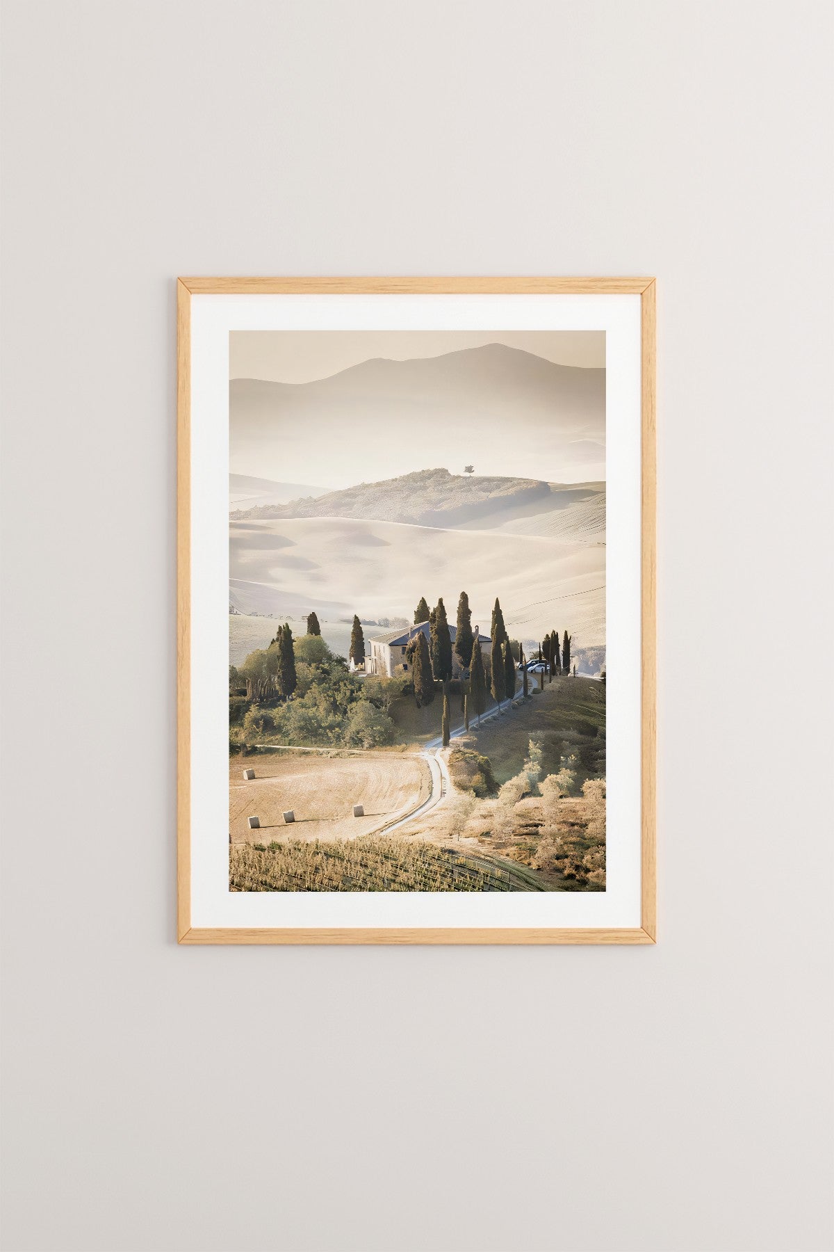 Quadro Decorativo Multicolor em Madeira Maciça - Arte Digital Emoldurada 33x48cm